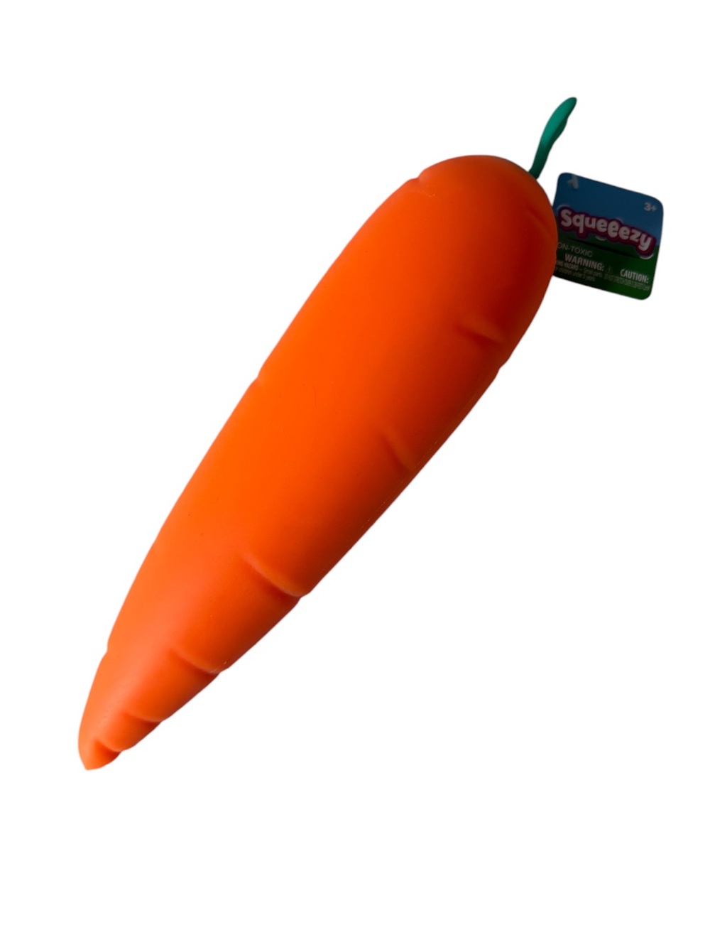 NWT Squeeezy brand Carrot Squishy Toy